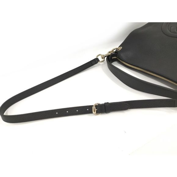 Gucci Soho Handbag Interlocking GG Leather Black - Picture 5 of 10